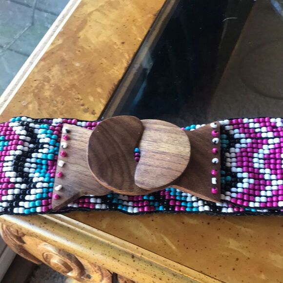 Handmade Southwestern Beaded Belt main image 5